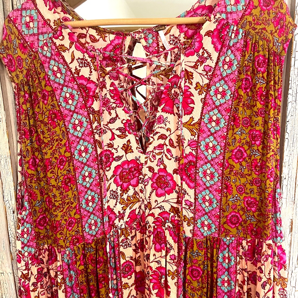 Free people floral maxi dress. - Picture 4 of 5